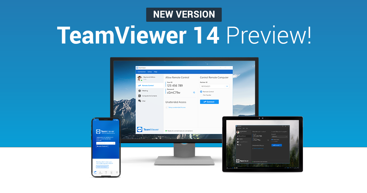 TeamViewer can be installed in Android smartphone and tablet